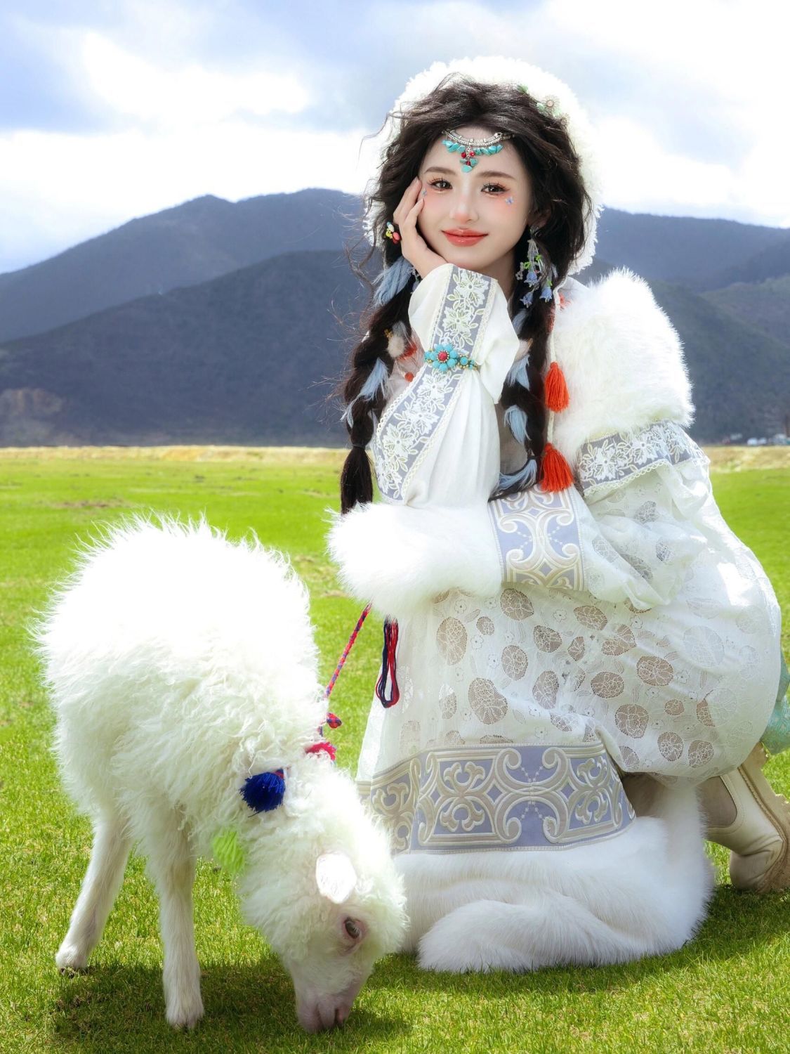 Ethnic Minority Series Wanderlust Portraits Tibetan Hanfu 35