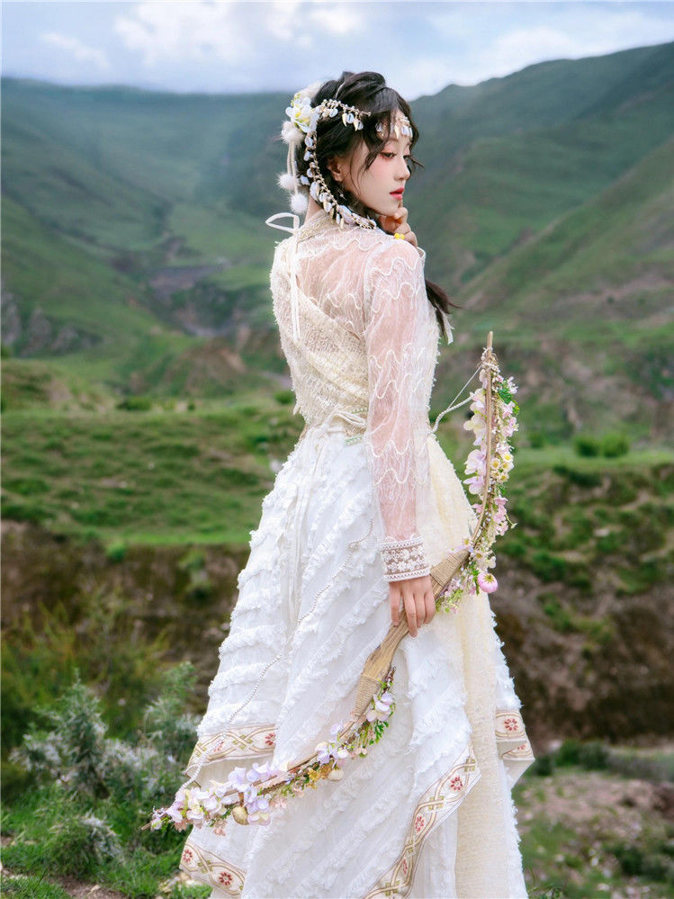 Ethnic Minority Series Wanderlust Portraits Tibetan Hanfu 39