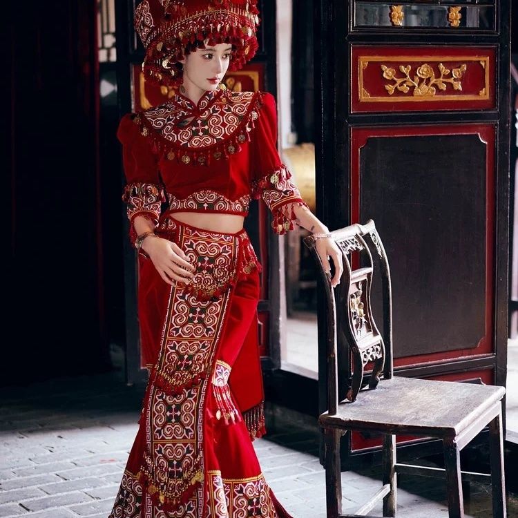 Ethnic Minority Series Wanderlust Portraits Tujia Hanfu 8