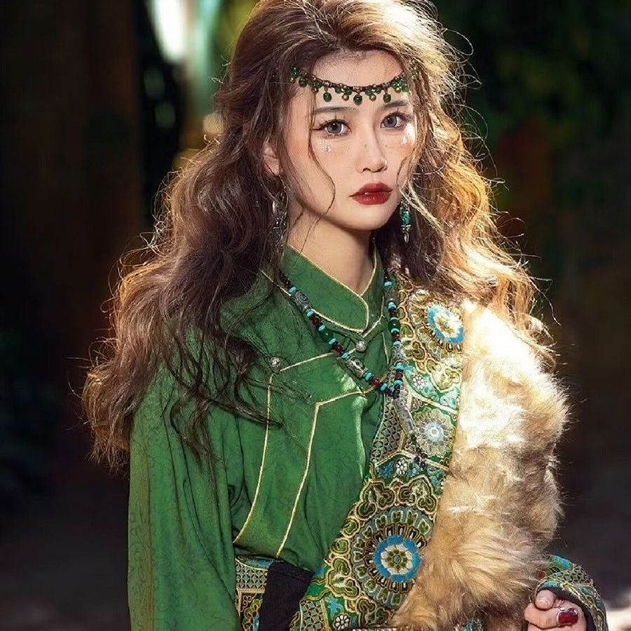 Ethnic Minority Series Wanderlust Portraits Tibetan Hanfu 13