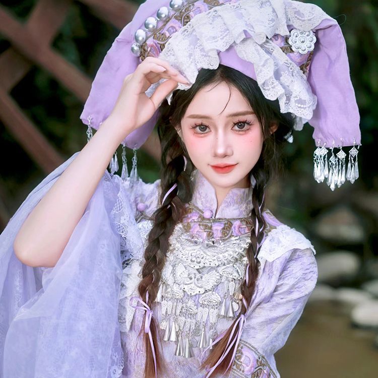 Ethnic Minority Series Wanderlust Portraits Zhuang Hanfu 1