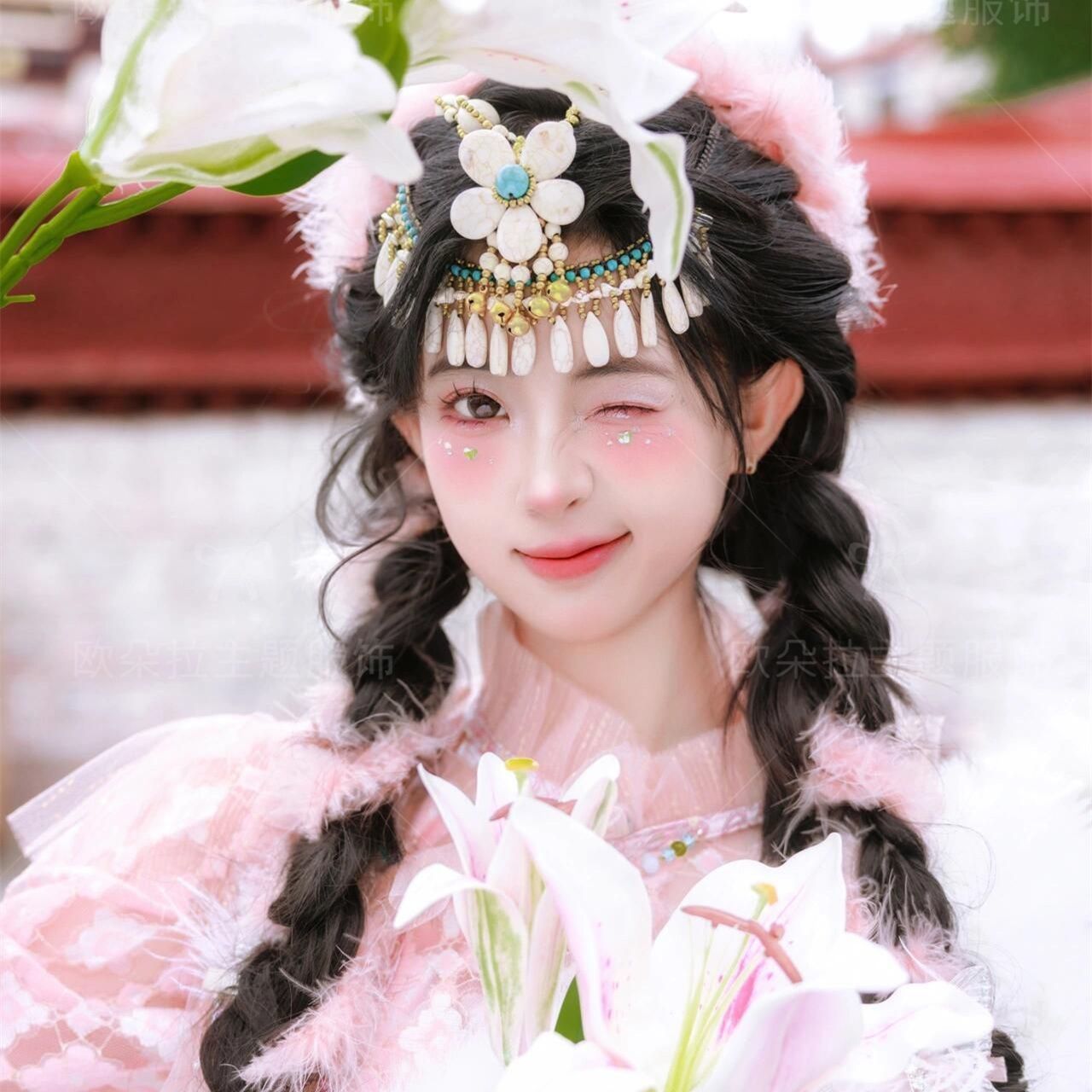 Ethnic Minority Series Wanderlust Portraits Tibetan Hanfu 8