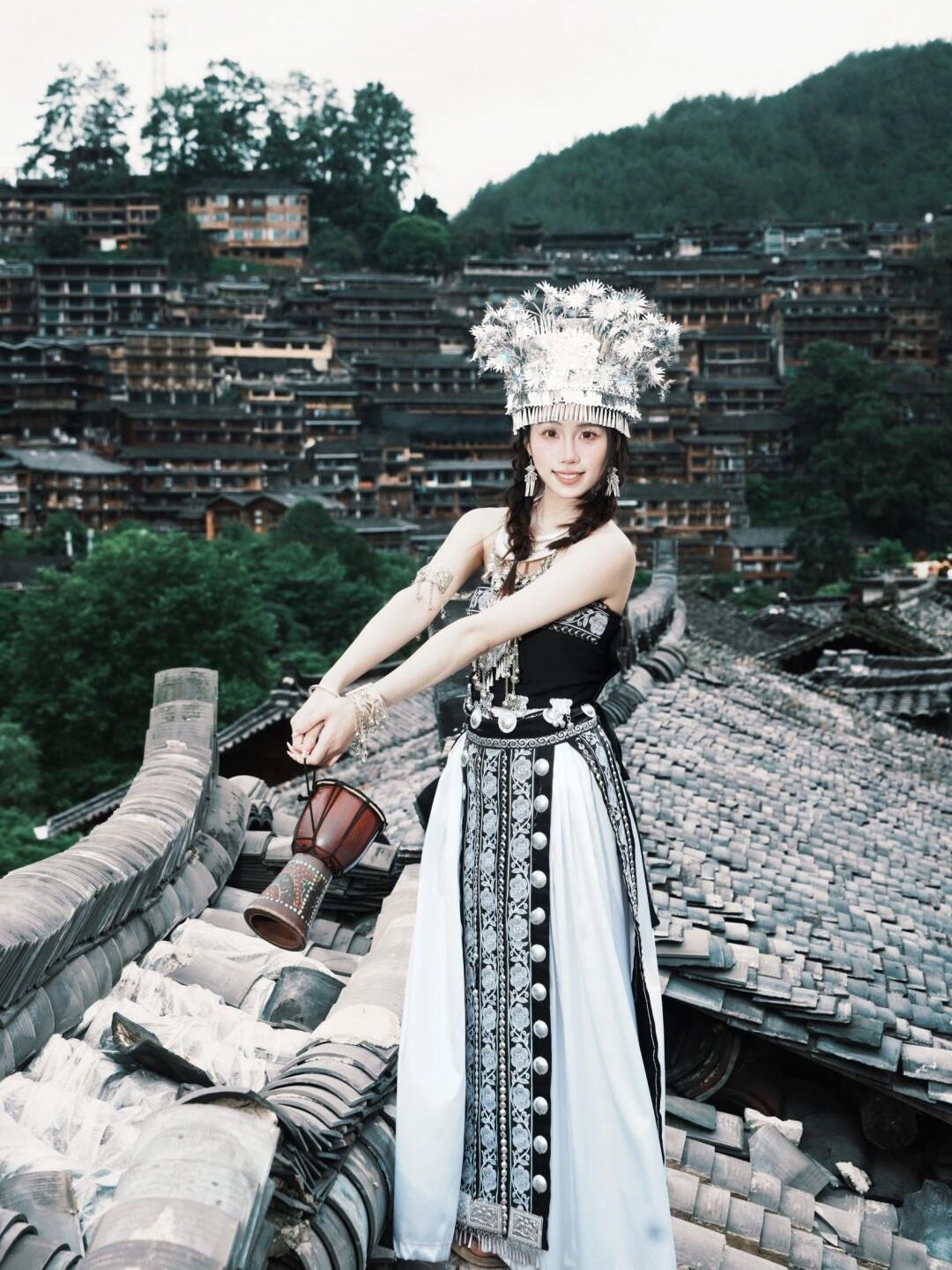 Ethnic Minority Series Wanderlust Portraits Miao Hanfu 17