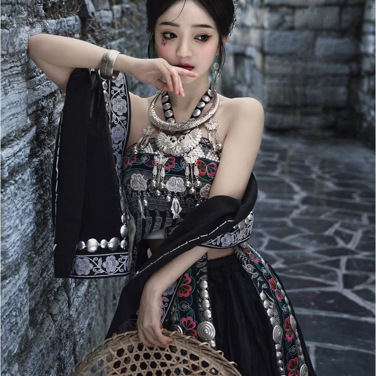 Ethnic Minority Series Wanderlust Portraits Miao Hanfu 12
