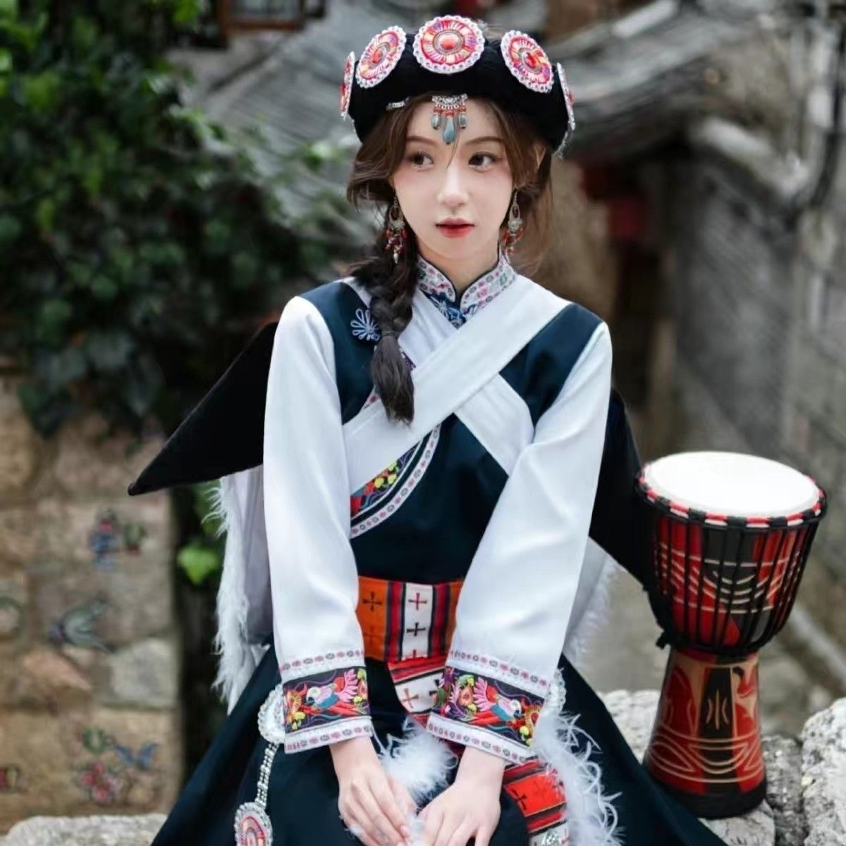 Ethnic Minority Series Wanderlust Portraits Naxi Hanfu 1