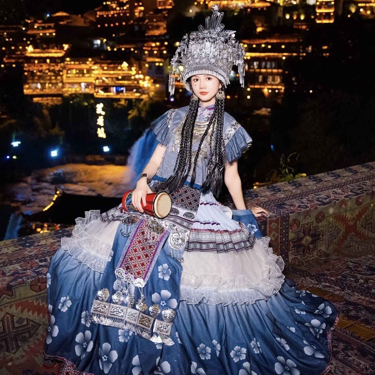 Ethnic Minority Series Wanderlust Portraits Miao Hanfu 54