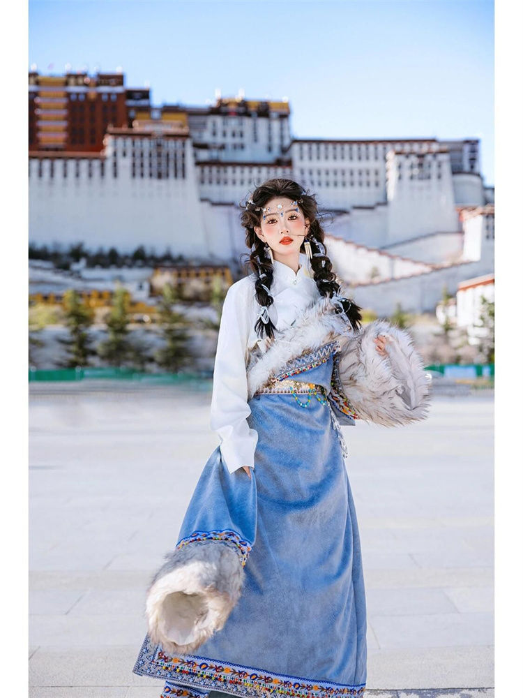 Ethnic Minority Series Wanderlust Portraits Tibetan Hanfu 32