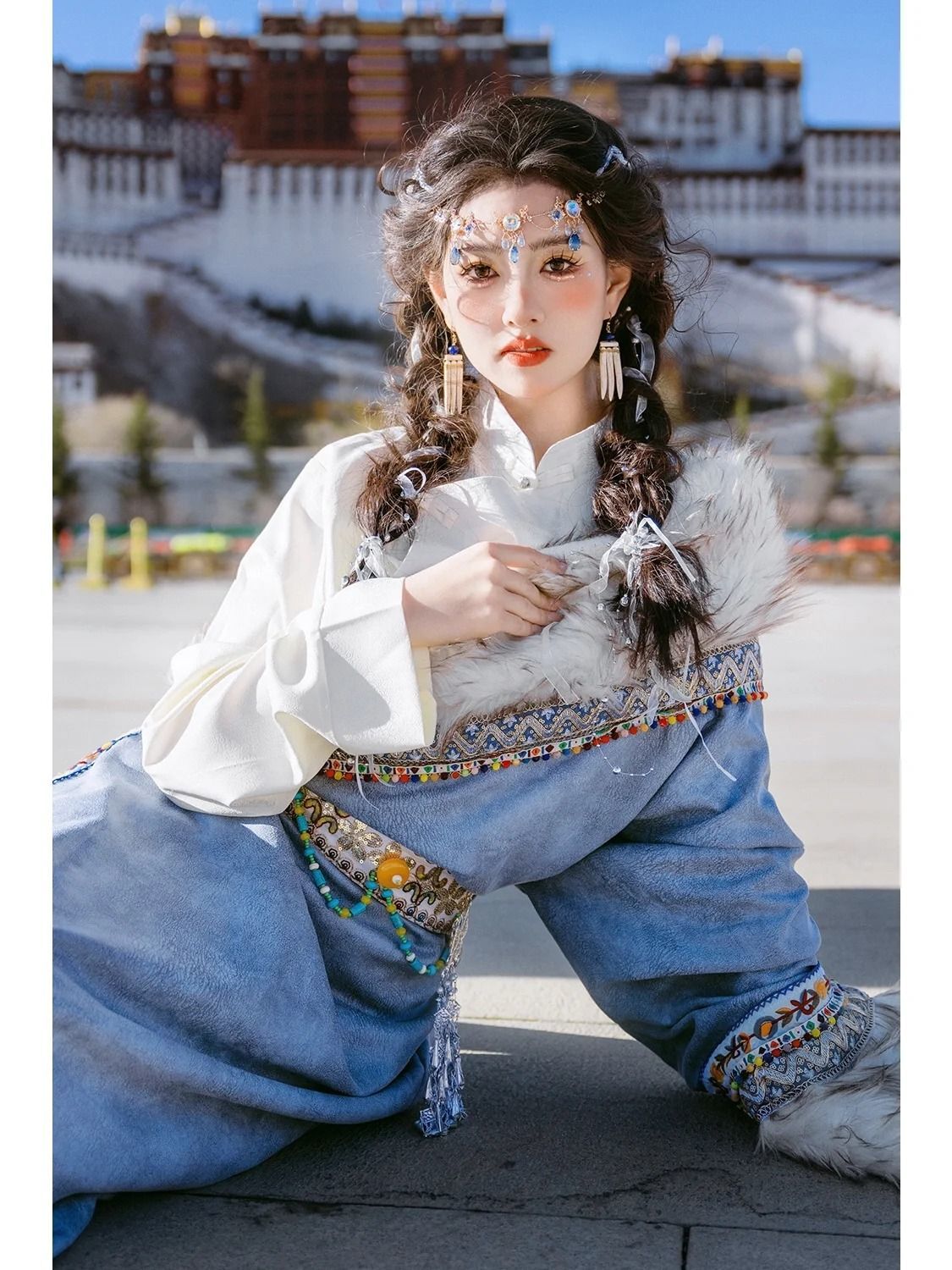 Ethnic Minority Series Wanderlust Portraits Tibetan Hanfu 24