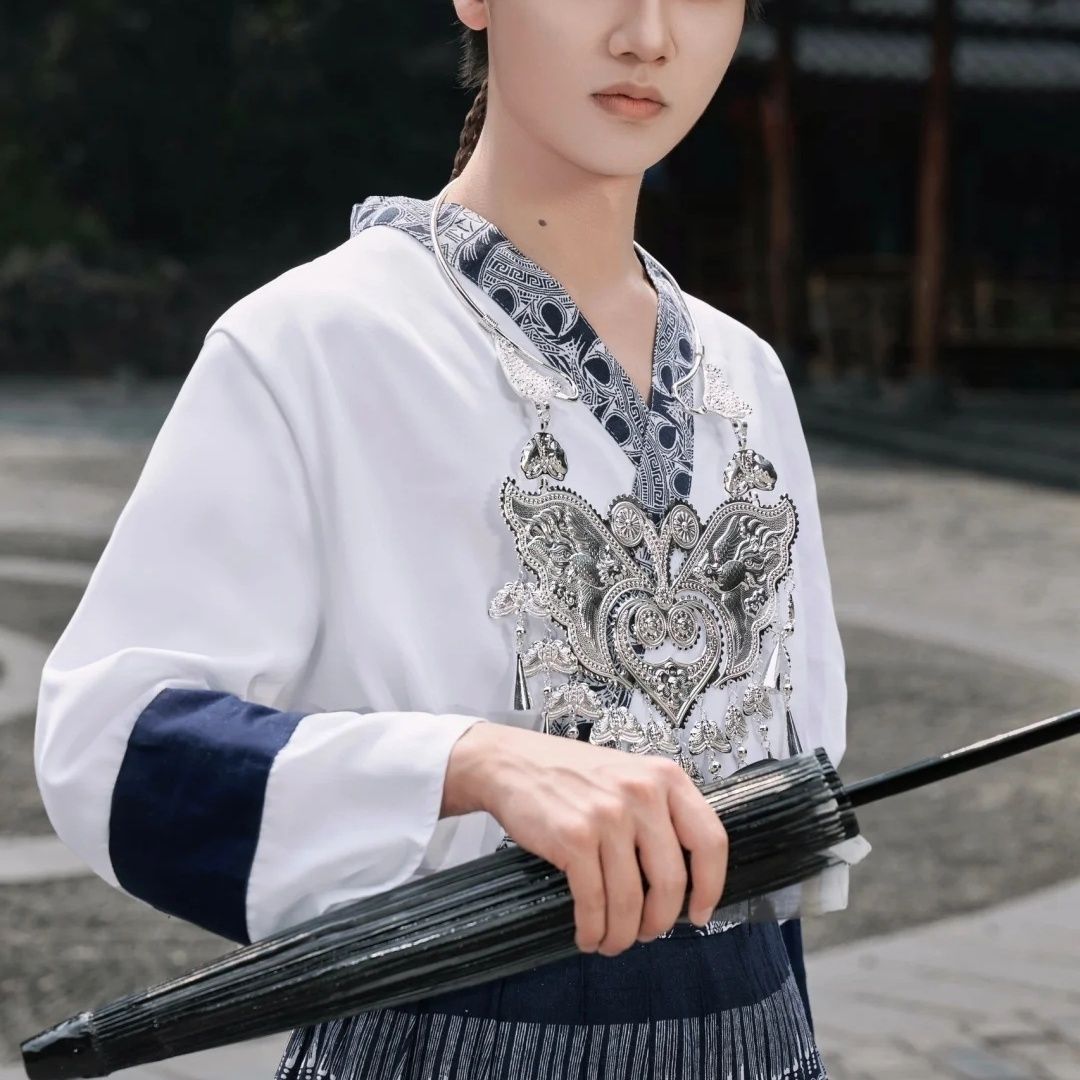 Ethnic Minority Series Wanderlust Portraits Miao Hanfu 59