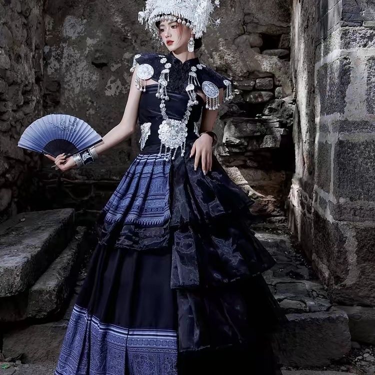 Ethnic Minority Series Wanderlust Portraits Miao Hanfu 25