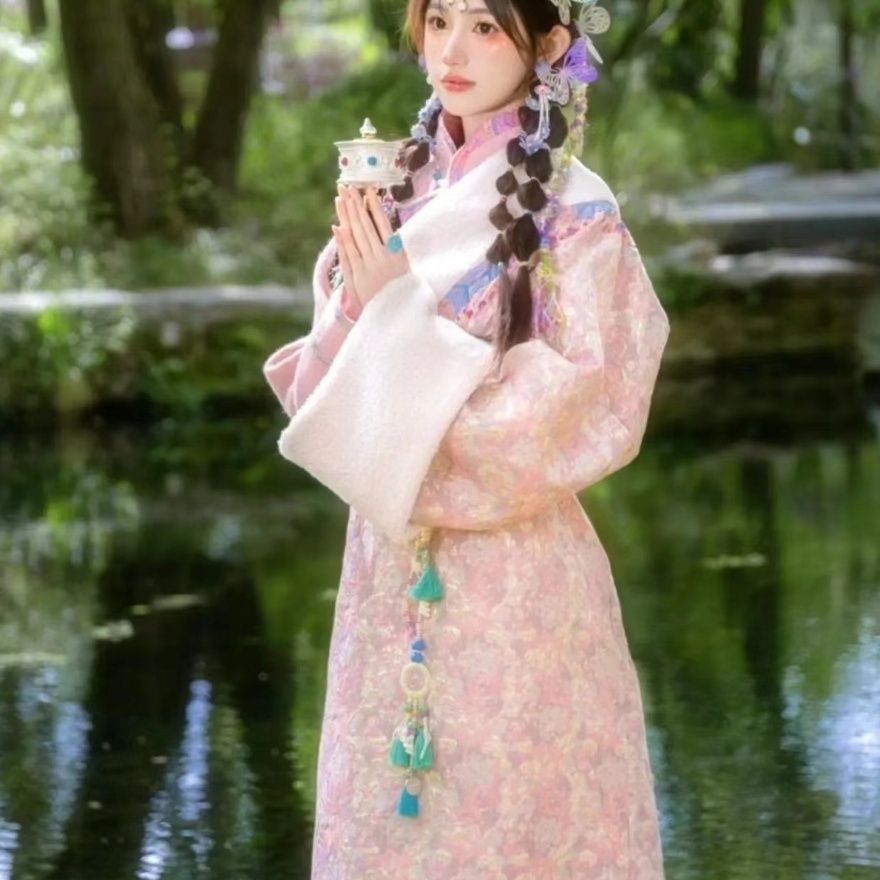 Ethnic Minority Series Wanderlust Portraits Tibetan Hanfu 47