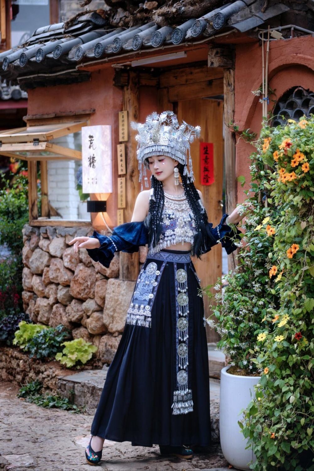 Ethnic Minority Series Wanderlust Portraits Miao Hanfu 69