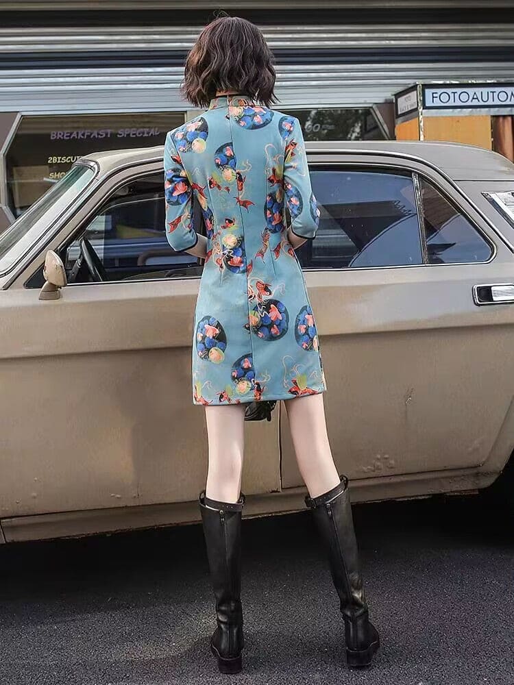New Autumn Hanfu Qipao Cheongsam Dress Skirt, gifts for women 2024