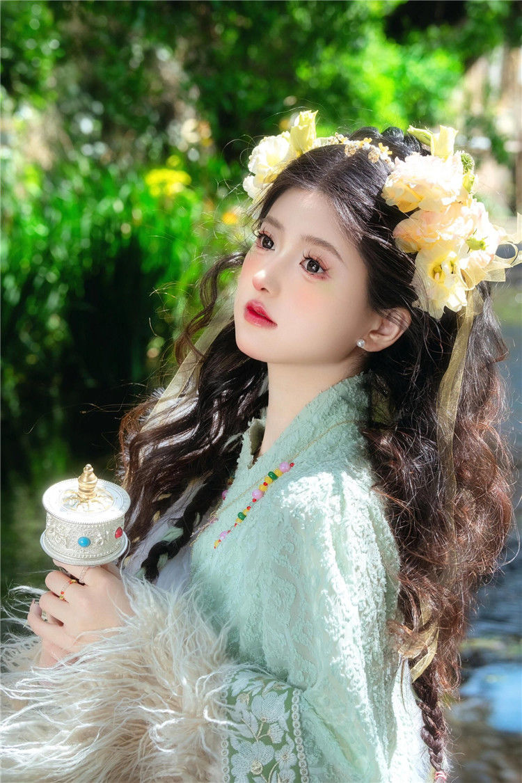 Ethnic Minority Series Wanderlust Portraits Tibetan Hanfu 9