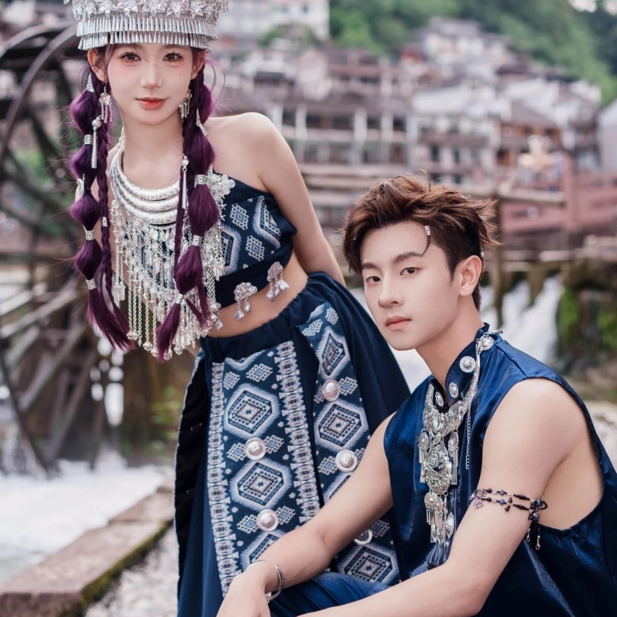 Ethnic Minority Series Wanderlust Portraits Miao Hanfu 61