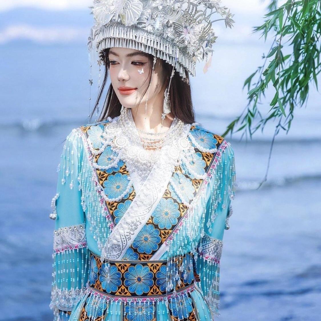 Ethnic Minority Series Wanderlust Portraits Miao Hanfu 31