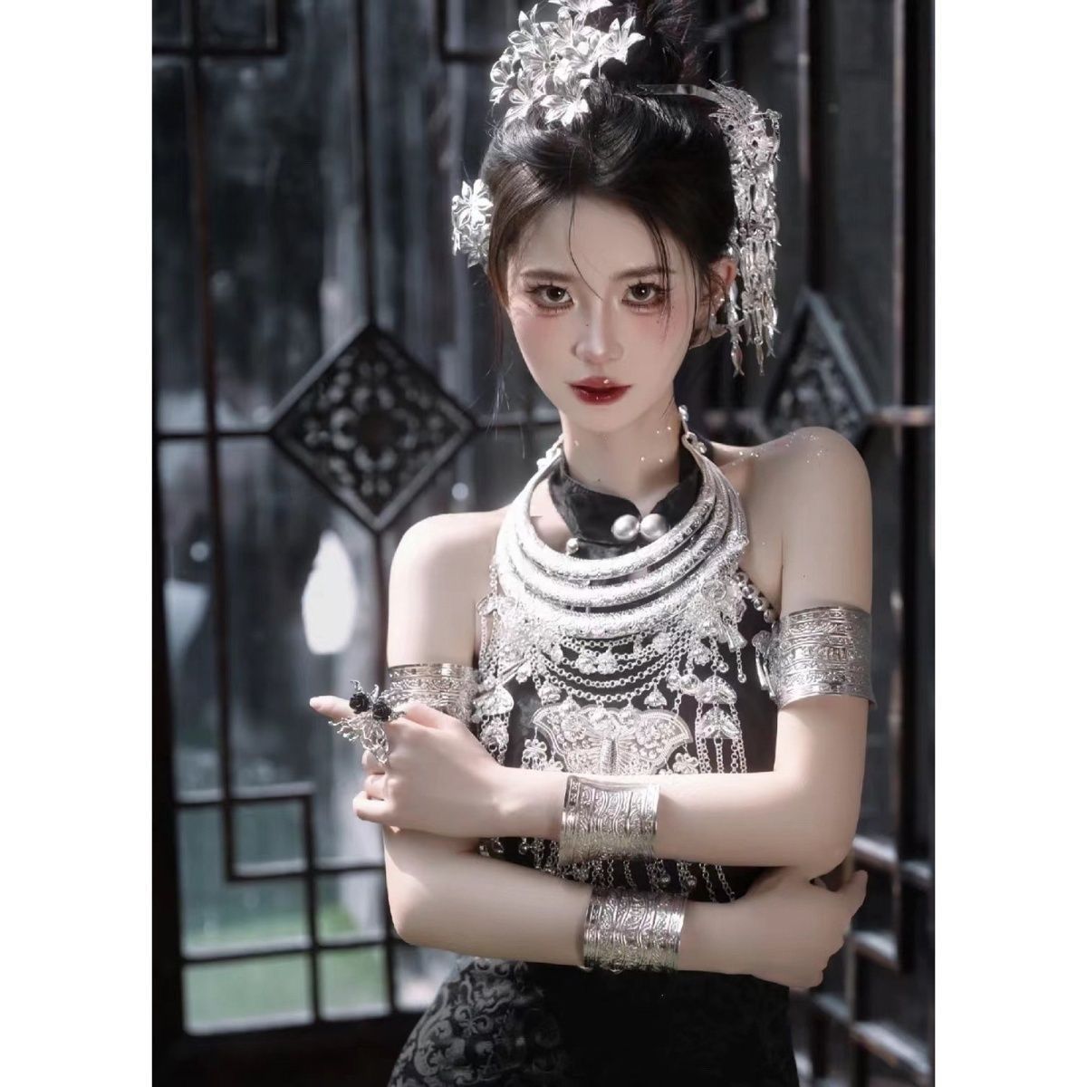 Ethnic Minority Series Wanderlust Portraits Miao Hanfu 34