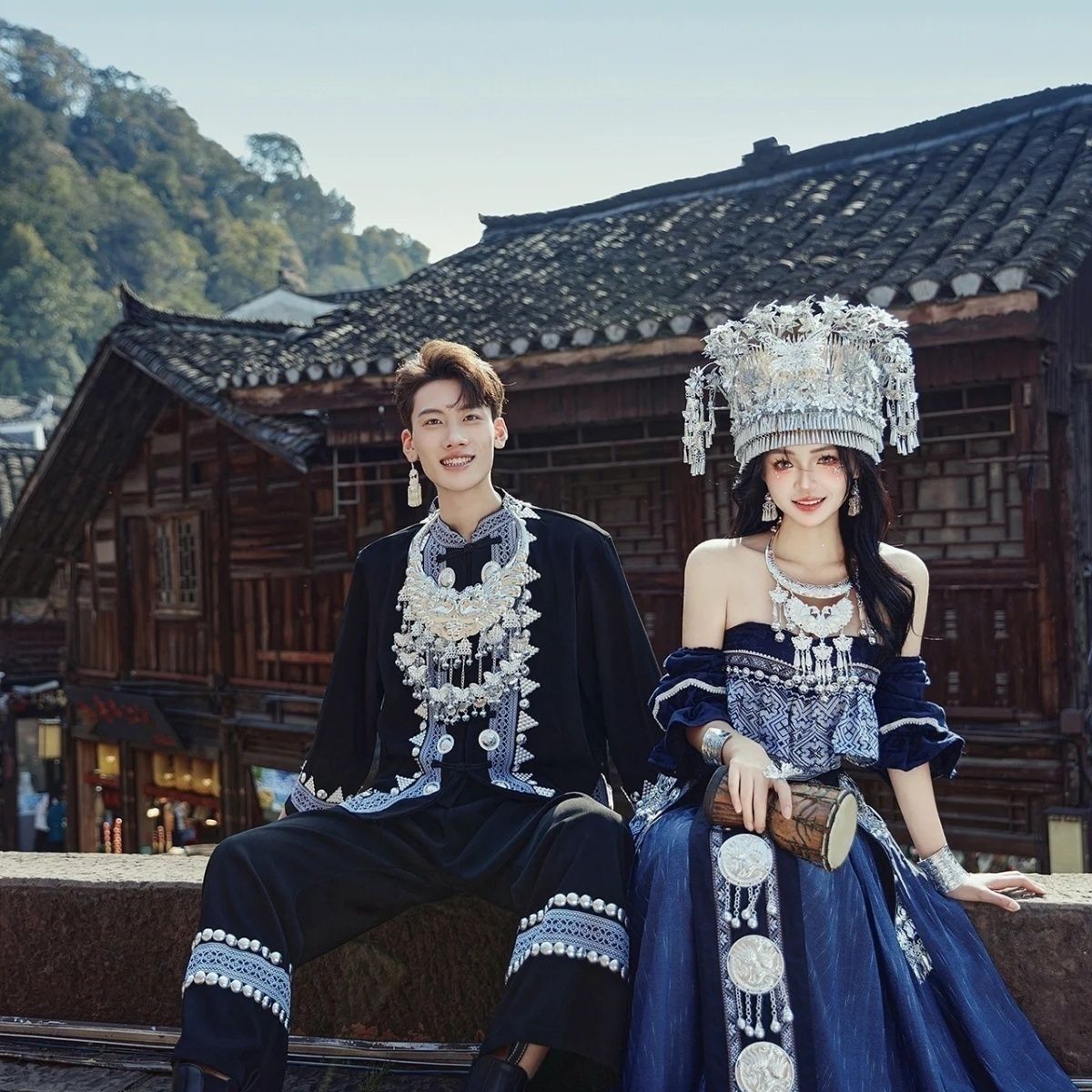 Ethnic Minority Series Wanderlust Portraits Tujia Hanfu 14