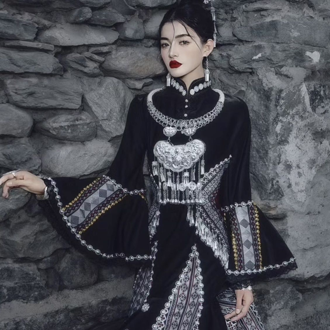 Ethnic Minority Series Wanderlust Portraits Miao Hanfu 50