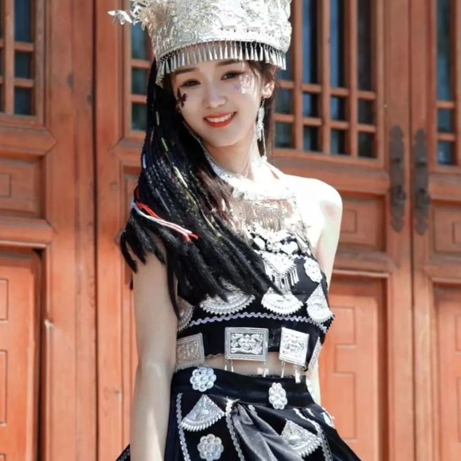 Ethnic Minority Series Wanderlust Portraits Miao Hanfu 15