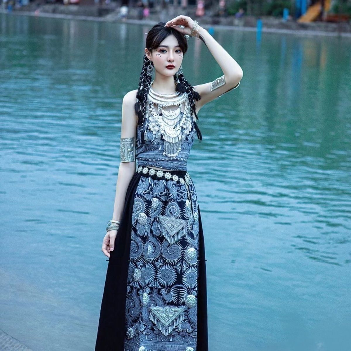 Ethnic Minority Series Wanderlust Portraits Miao Hanfu 65