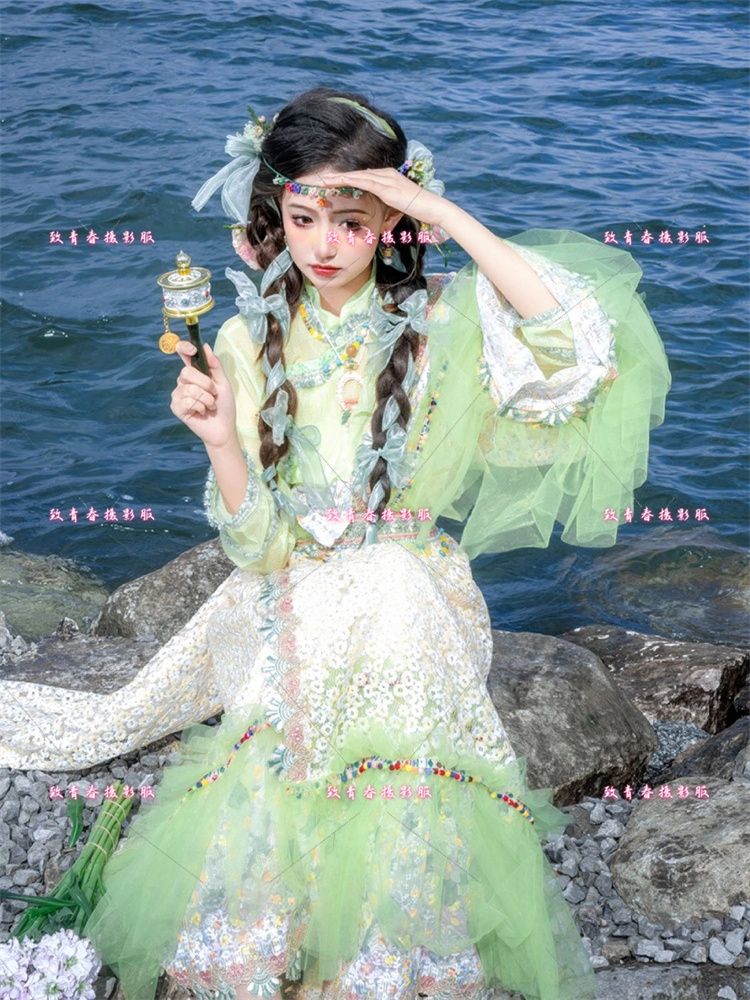 Ethnic Minority Series Wanderlust Portraits Tibetan Hanfu 48