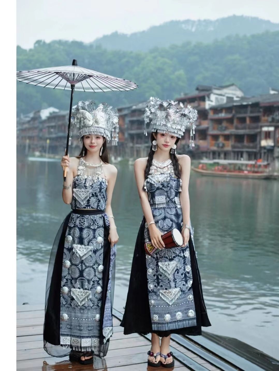 Ethnic Minority Series Wanderlust Portraits Miao Hanfu 24