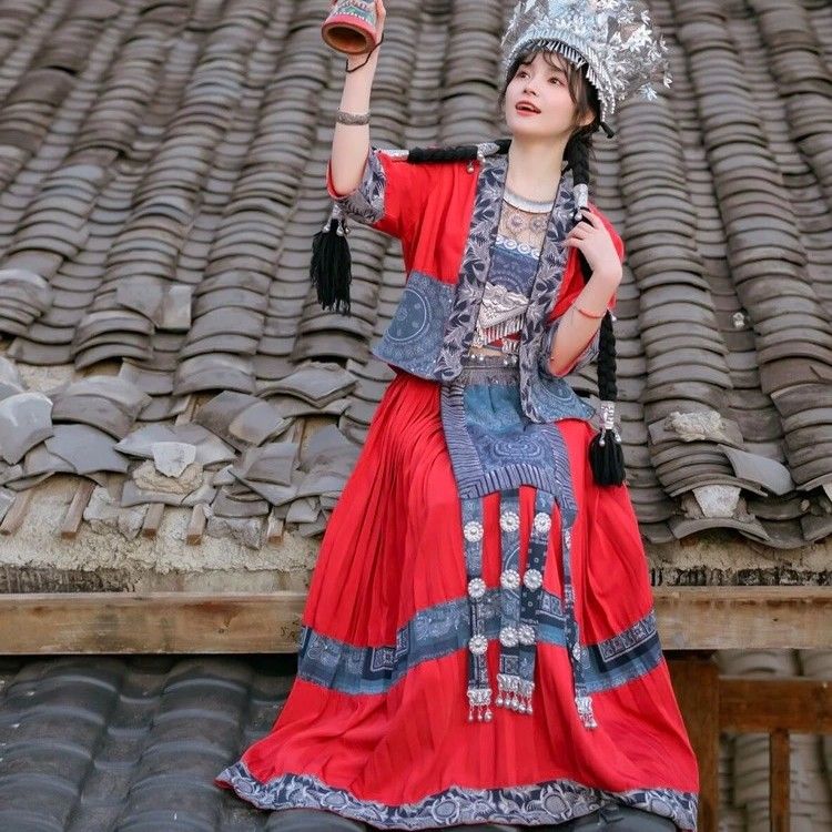 Ethnic Minority Series Wanderlust Portraits Miao Hanfu 48