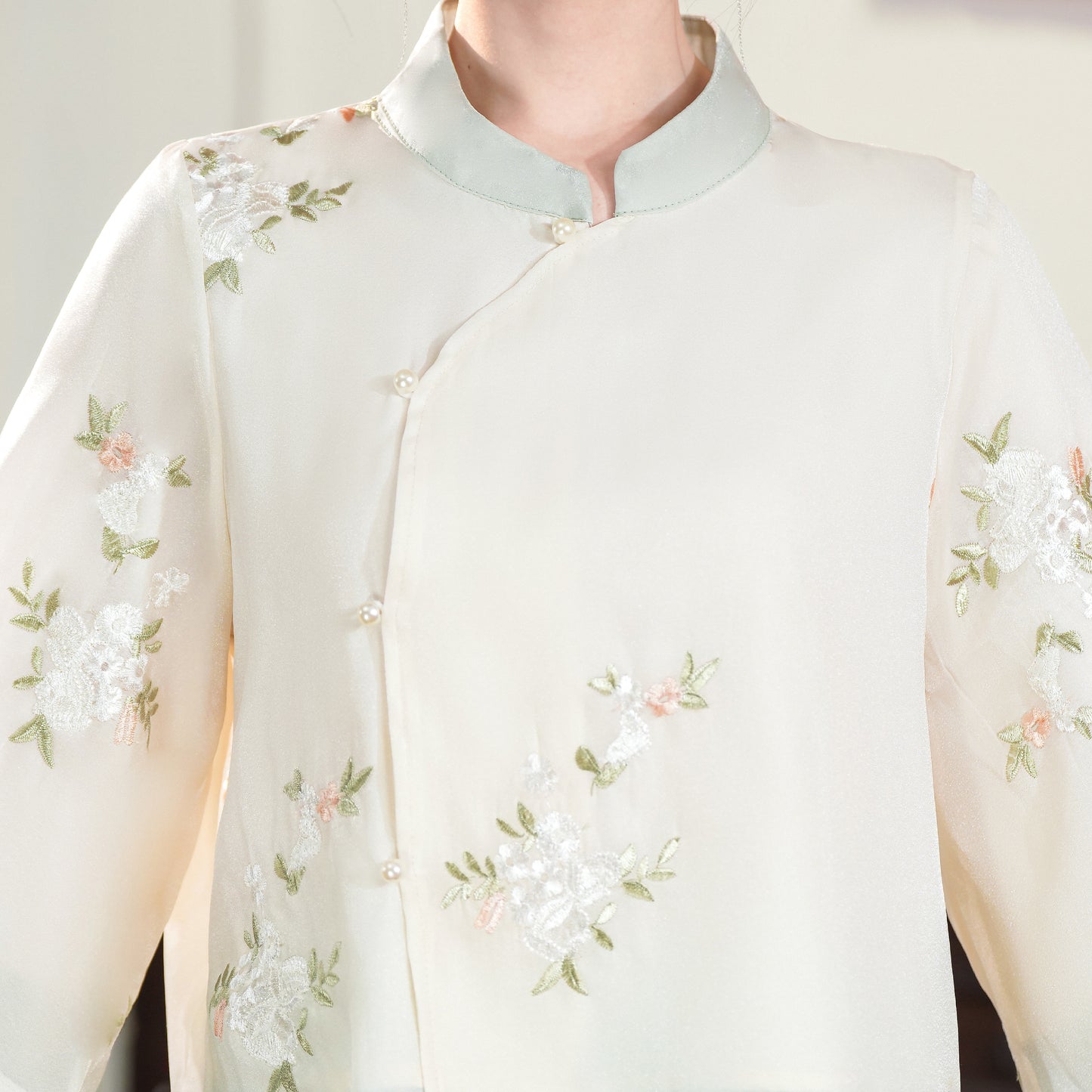 Lookbook Series Plus Size Printing Hanfu 2437+2419 Blue