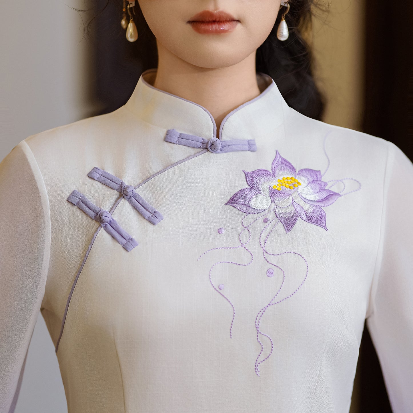 Lookbook Series Plus Size Printing Hanfu 120+1055 Purple