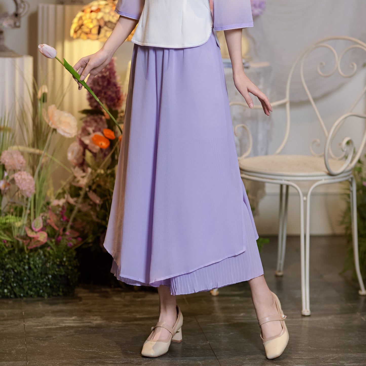 Lookbook Series Plus Size Printing Hanfu 120+1055 Purple