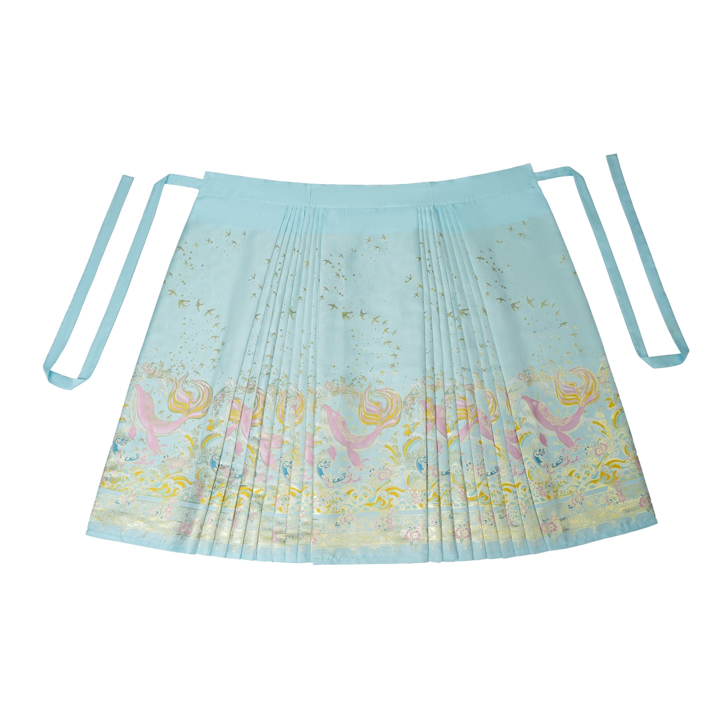 Lookbook Series Plus Size Printing Hanfu 2437+2419 Blue