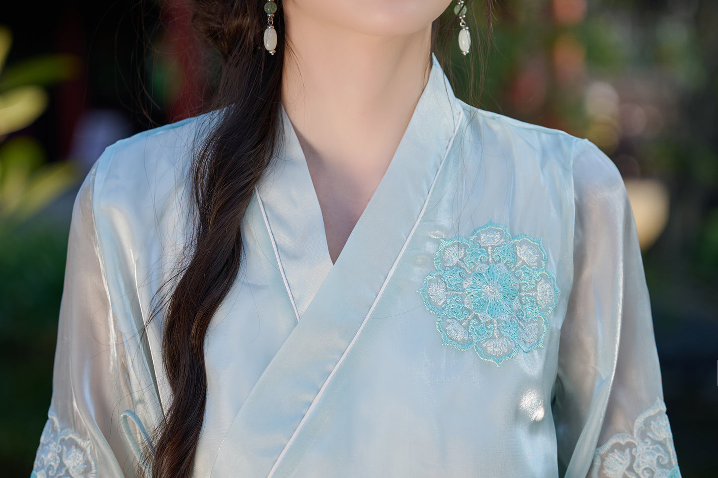 Lookbook Series Plus Size Printing Hanfu 172+173 Green