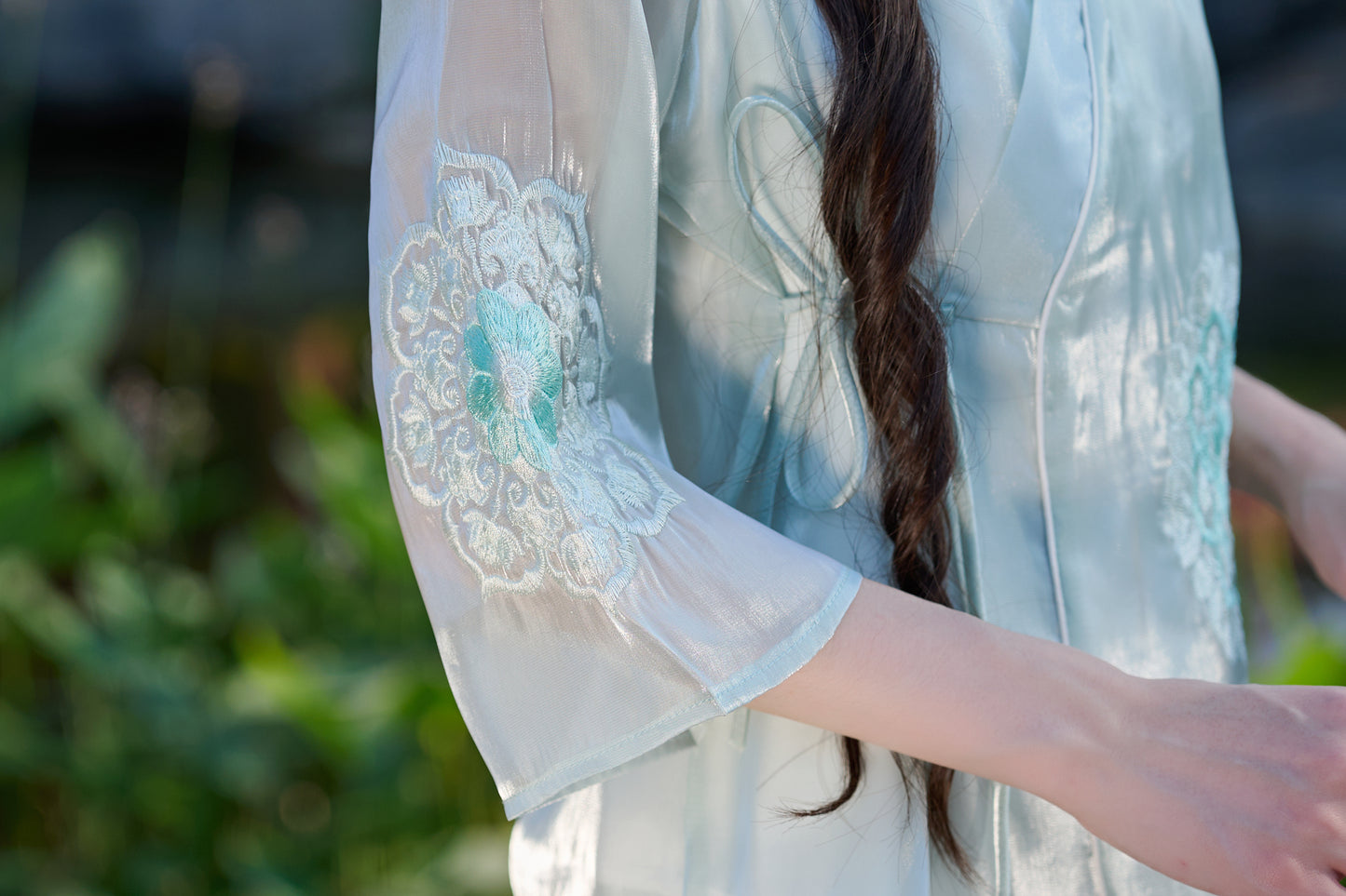 Lookbook Series Plus Size Printing Hanfu 172+173 Green
