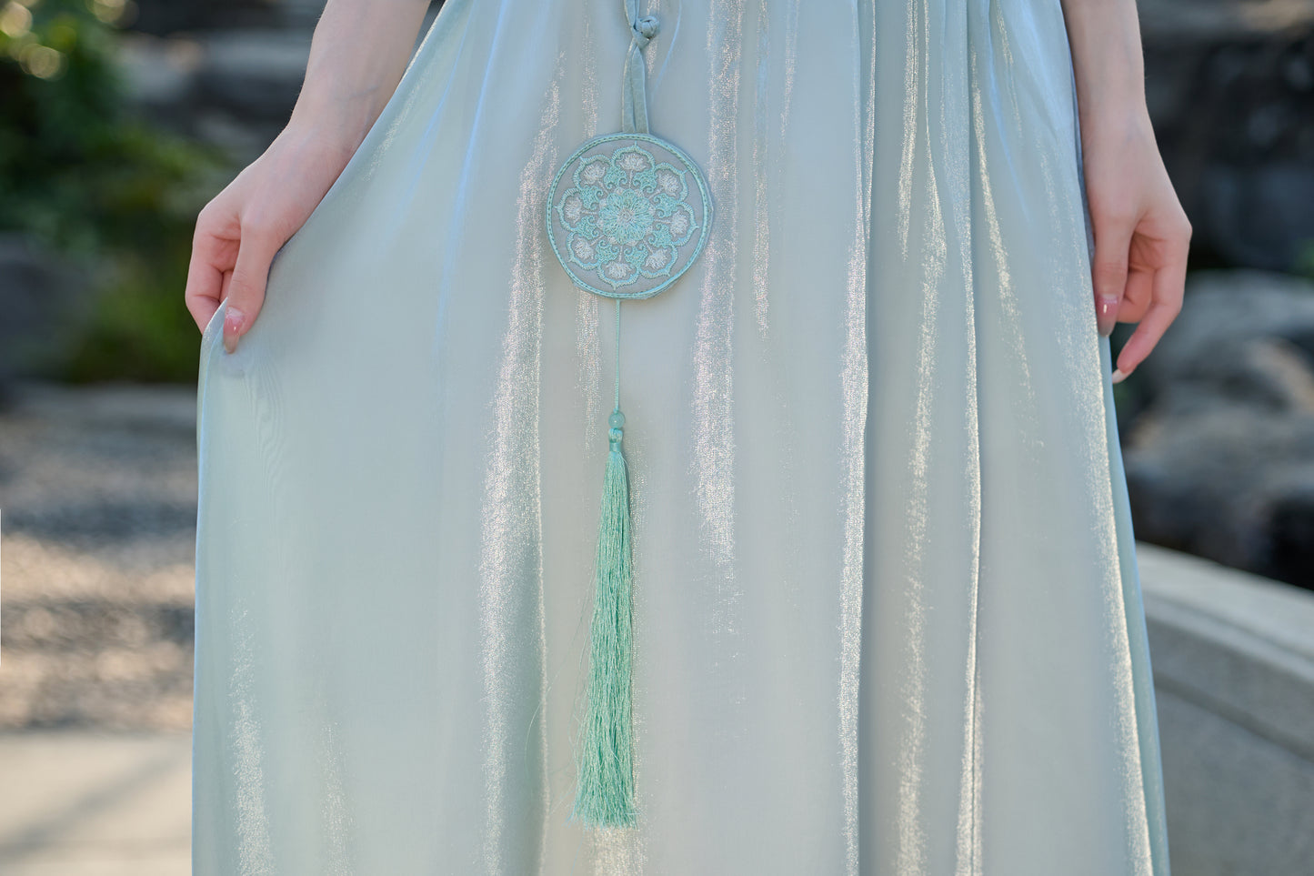 Lookbook Series Plus Size Printing Hanfu 172+173 Green