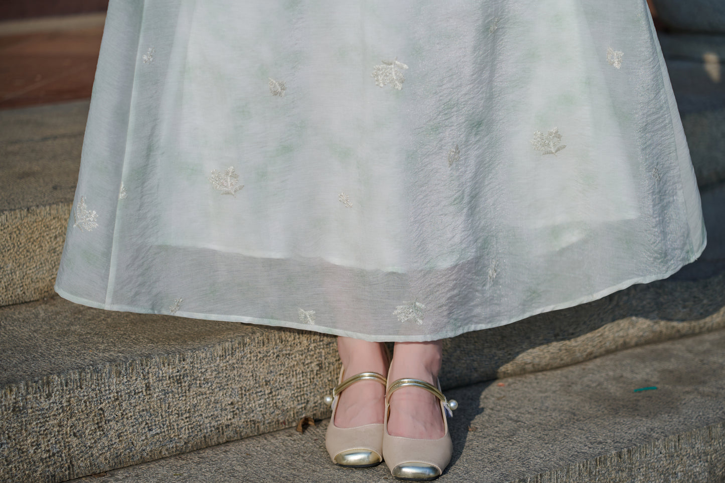 Lookbook Series Plus Size Printing Hanfu 8021+8022 Green