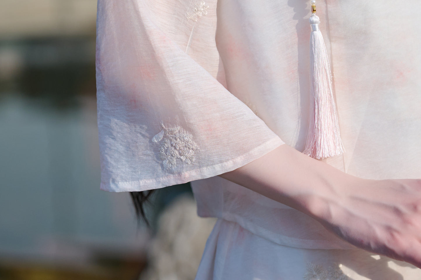 Lookbook Series Plus Size Printing Hanfu 8021+8022 Pink