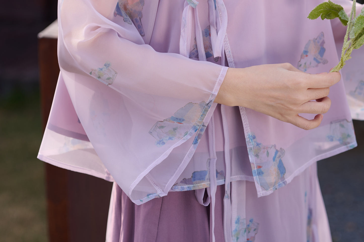 Lookbook Series Plus Size Printing Hanfu 2359+2360 Purple