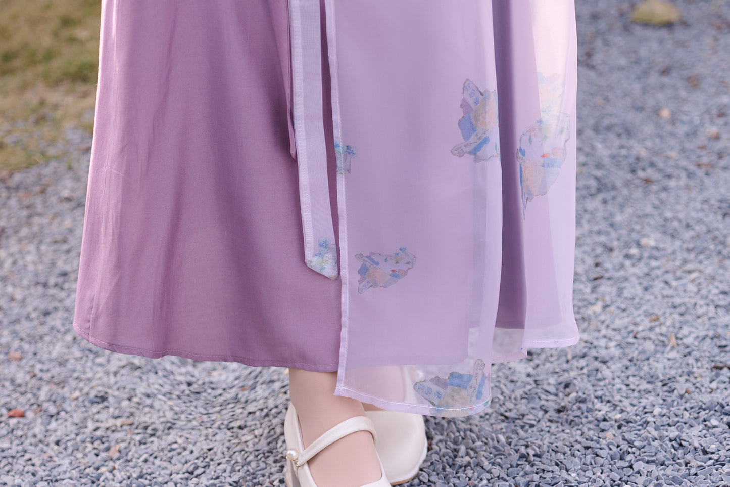 Lookbook Series Plus Size Printing Hanfu 2359+2360 Purple