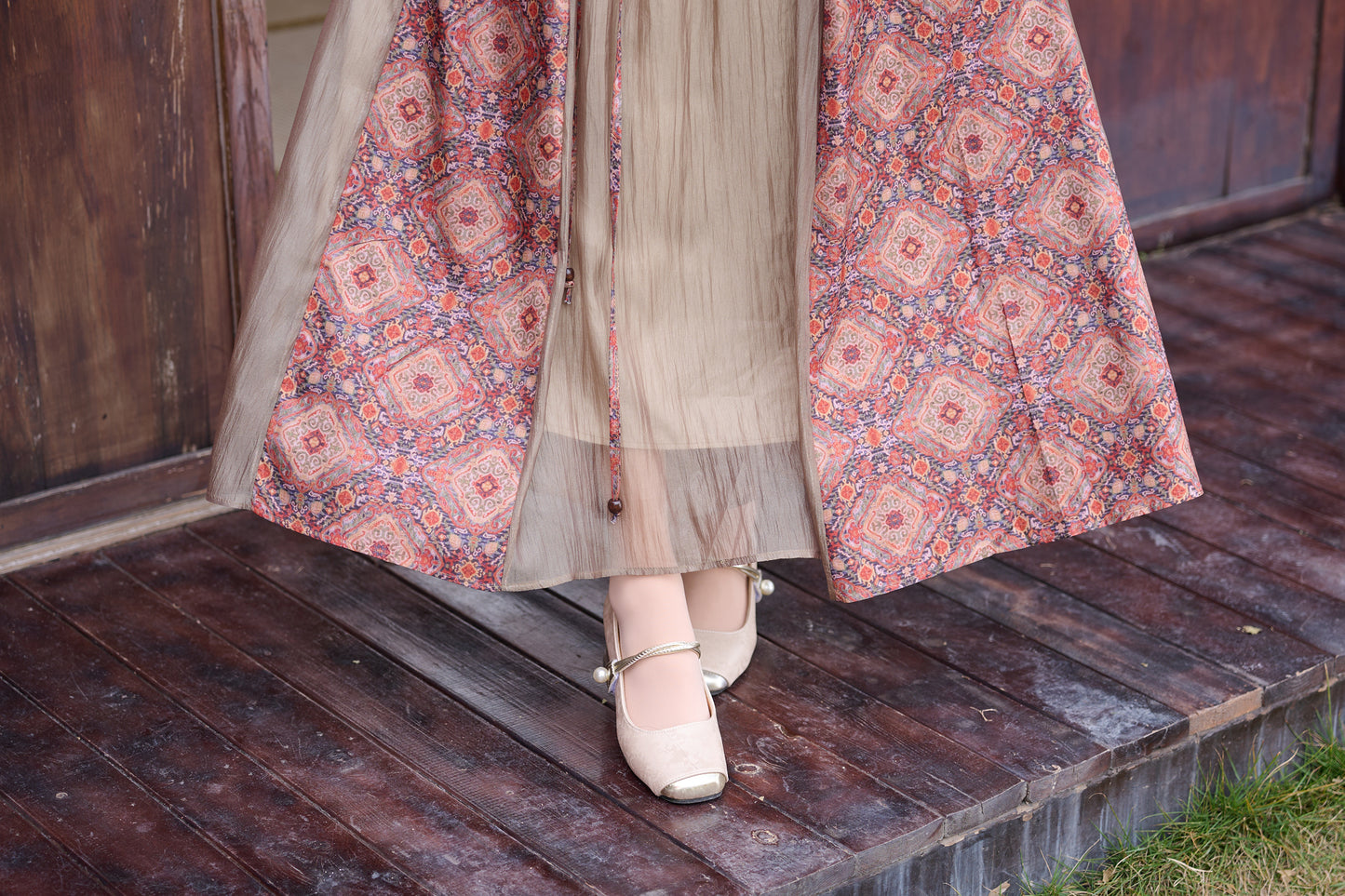 Lookbook Series Plus Size Printing Hanfu 2335+12161 Green