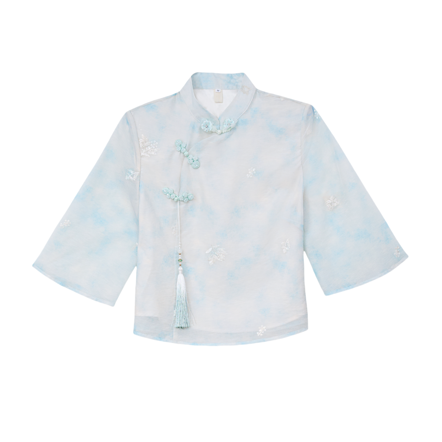 Lookbook Series Plus Size Printing Hanfu 8021+8022 Blue