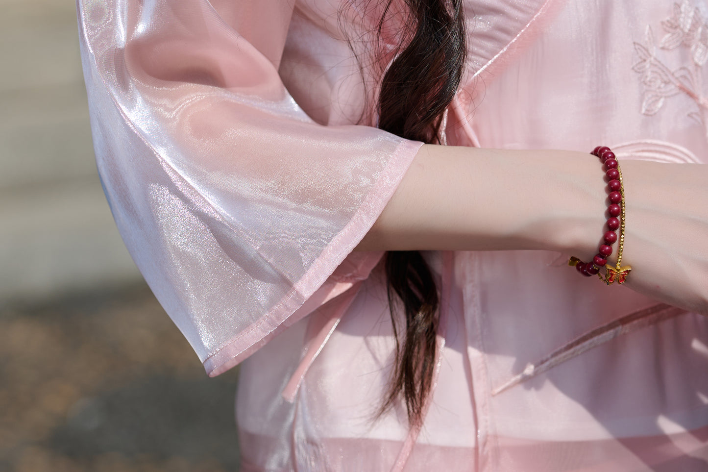 Lookbook Series Plus Size Printing Hanfu 186+187 Pink