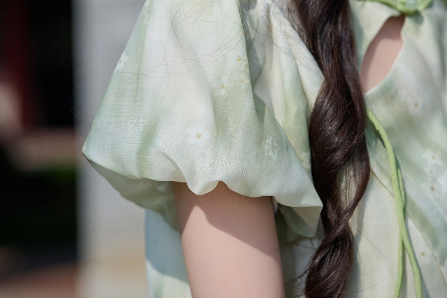 Lookbook Series Plus Size Printing Hanfu 2592+2593 Green