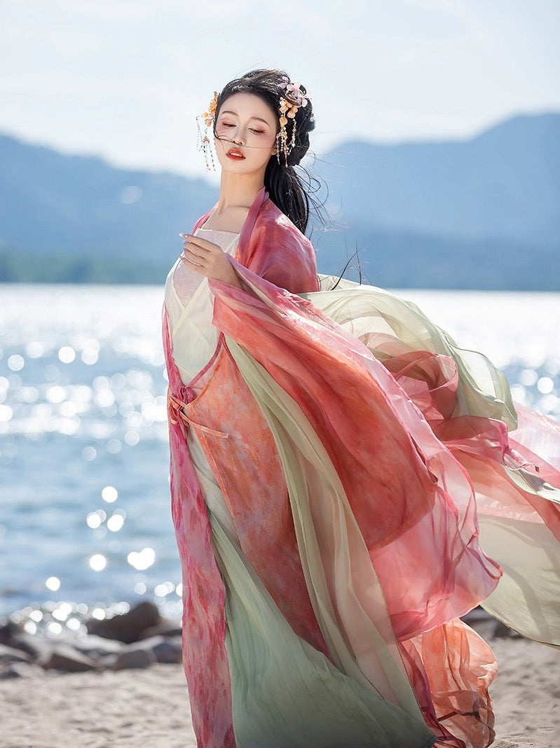 革新的な魏晋スタイルの漢服: 古典的な要素とエレガントな機能を備えたオリジナルのデザイン