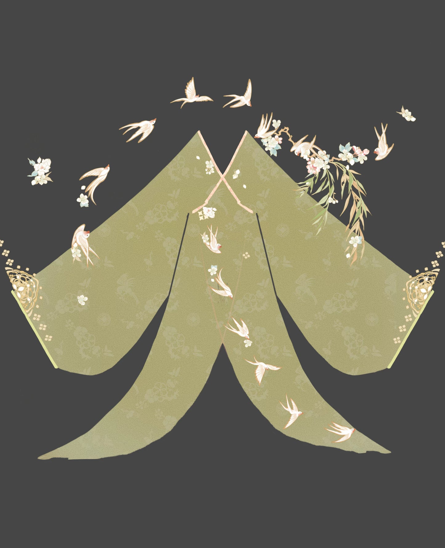 Cloud-Kissing Nature Series Sunlit Harmony Qin Hanfu