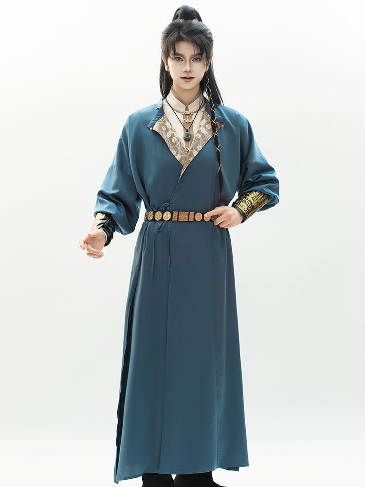 Flower Poetry Unisex Hanfu Field Canyons