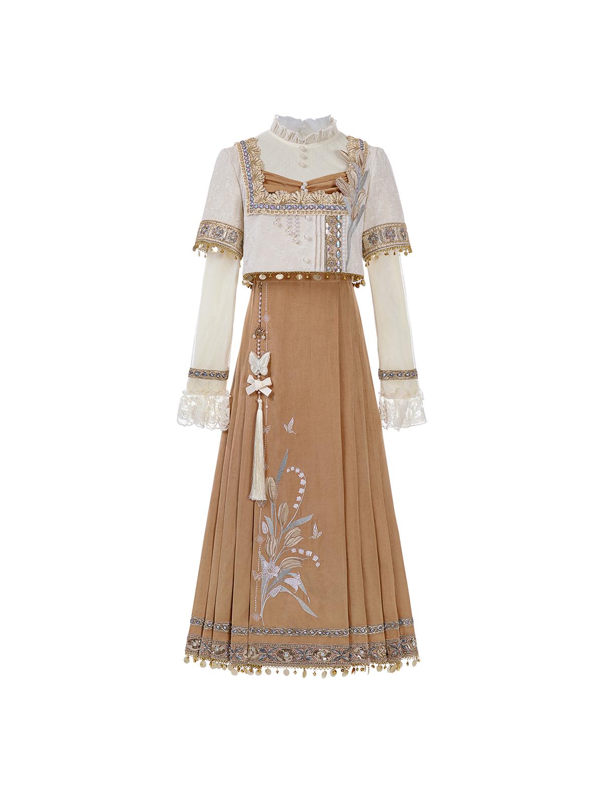 Han Element Series 2025 Hanfu Han-Style Dresses Silvery