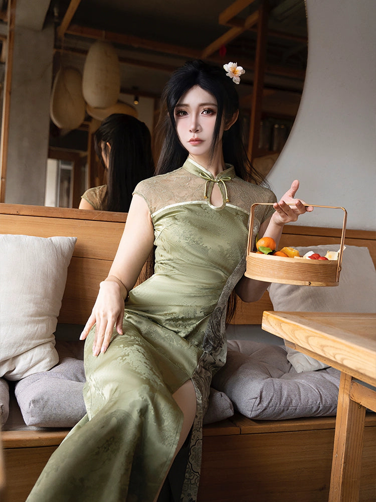 Flower Poetry Hanfu Cheongsam Qingyu Table Ningzhi