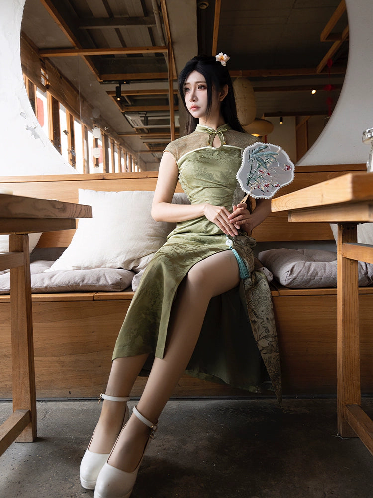 Flower Poetry Hanfu Cheongsam Qingyu Table Ningzhi