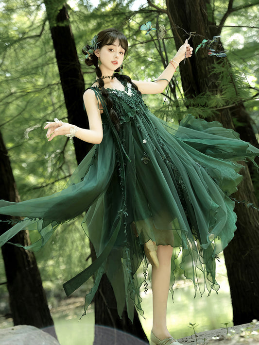 Han Element Series 2025 Hanfu Han-Style Dresses Pistachio